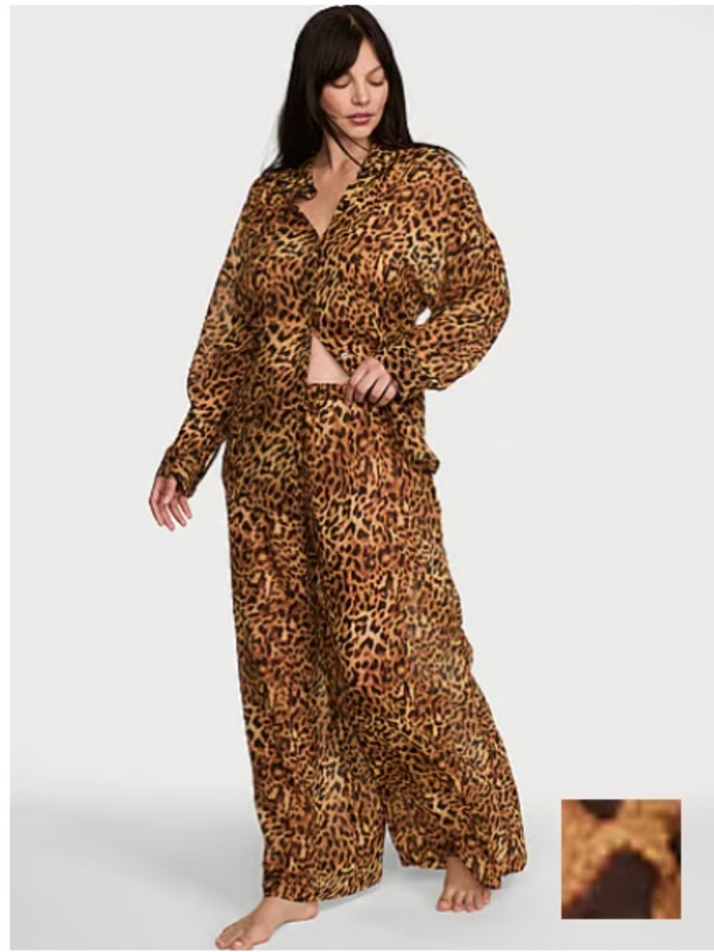 Victoria’s Secret sheer pjs Medium + Large NWTs